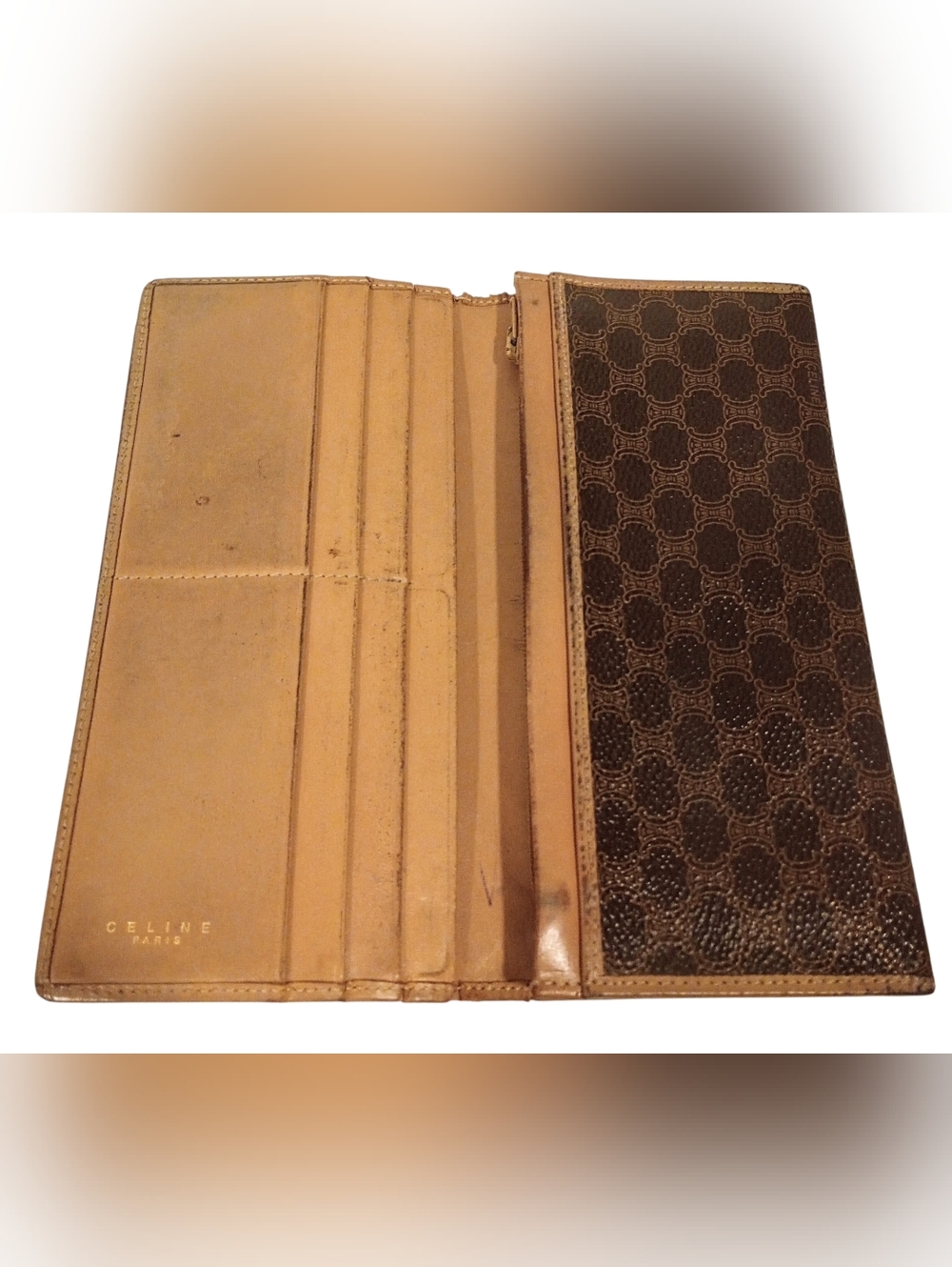 Celine Macadam Vintage Long Leather Wallet - Picture 8 of 15